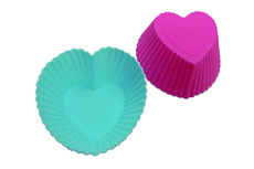 Heart shaped small baking cup