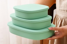 Silicone lunch box