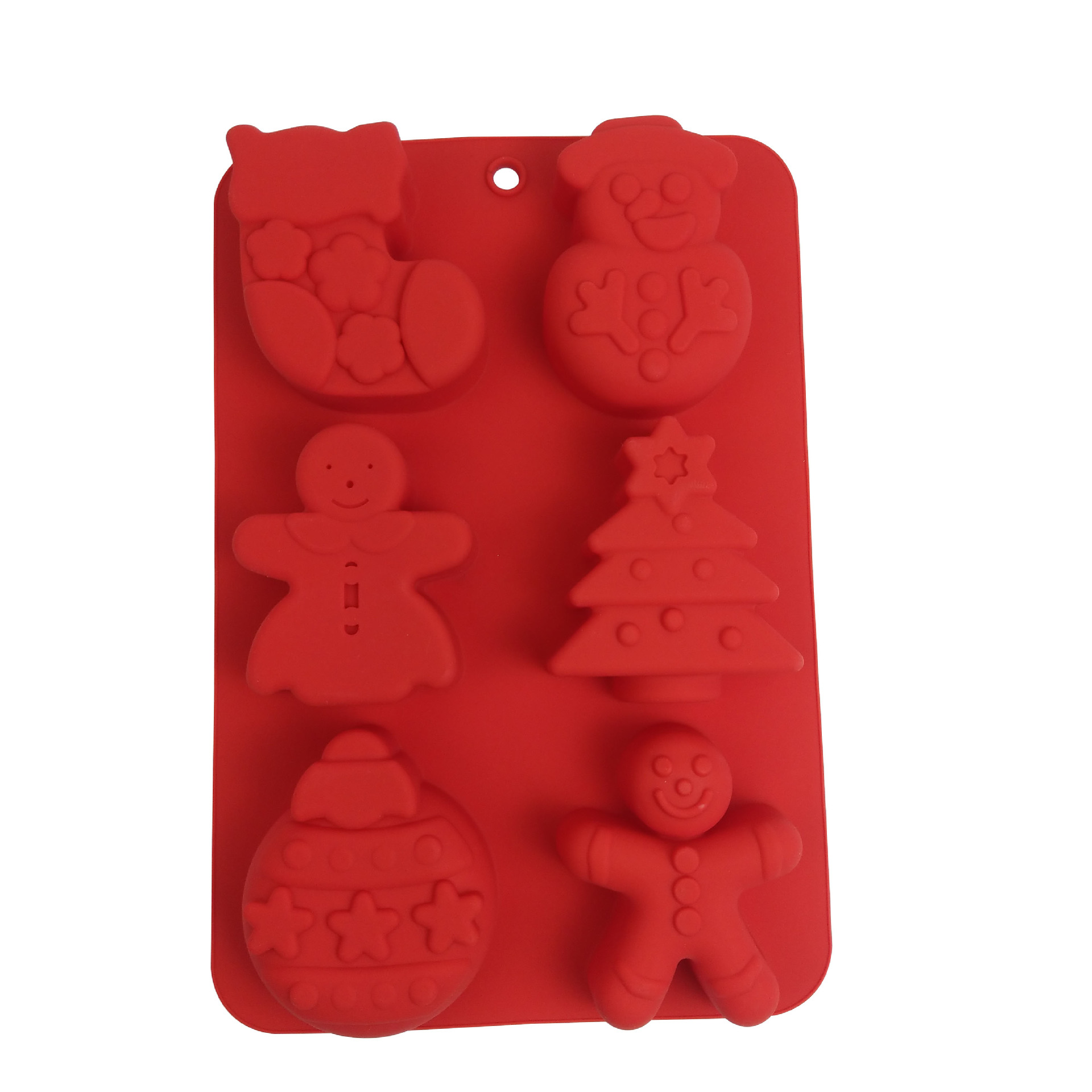 6-Hole Mixed Christmas Bakeware