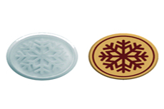 6.5cm snowflake seal